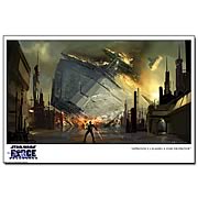 Star Wars Force Unleashed Apprentice Star Destroyer Print